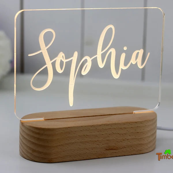 Avighna Personalized Name 3D LED Night Lamp