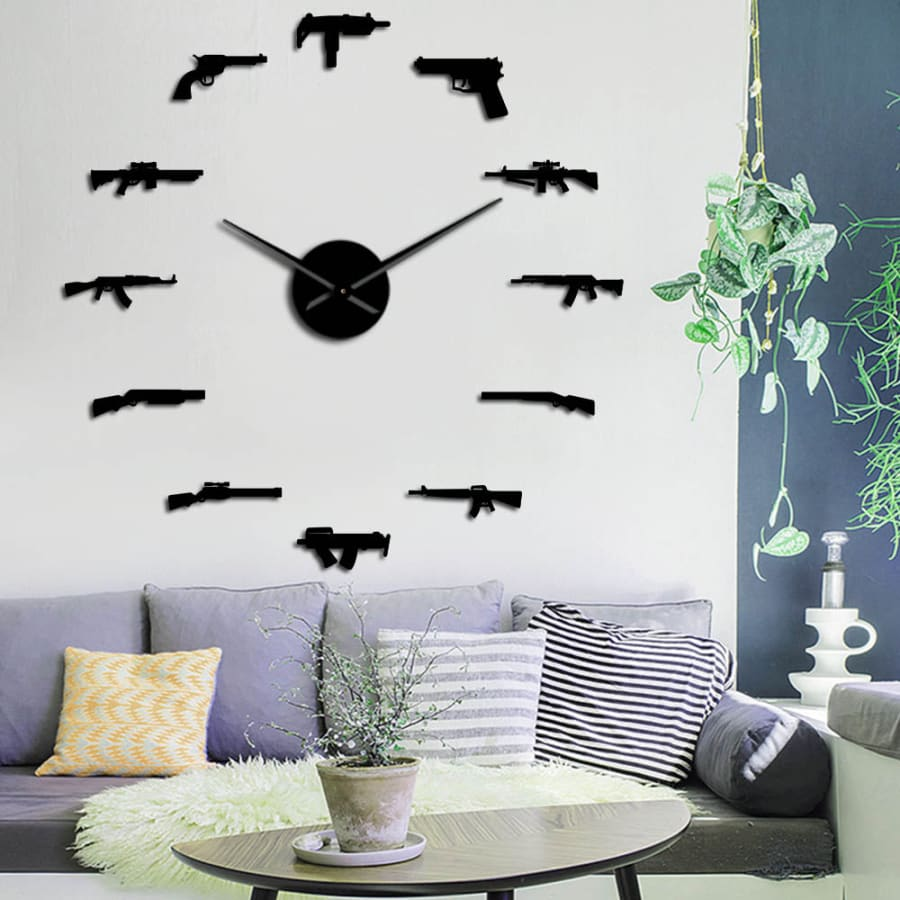 3D Gamer Diy Wall Clock