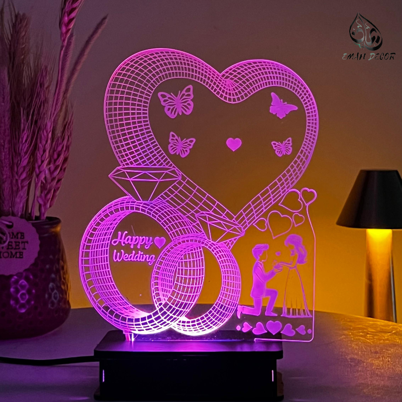 Couple Diamond Ring 3d