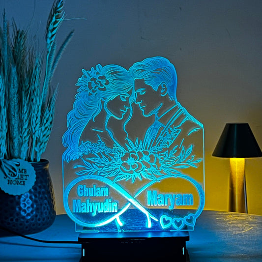 Wedding Couple Lamp