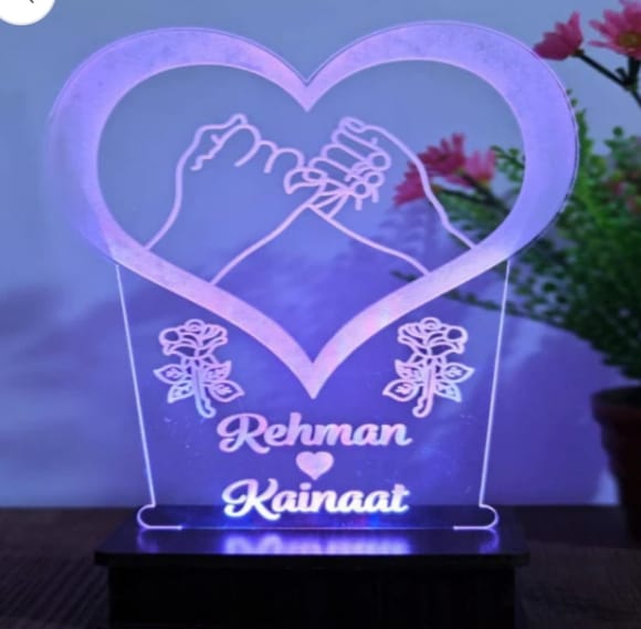 Pinky Promise 3d Customized illusion Lamp