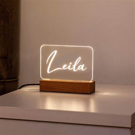 Avighna Personalized Name 3D LED Night Lamp