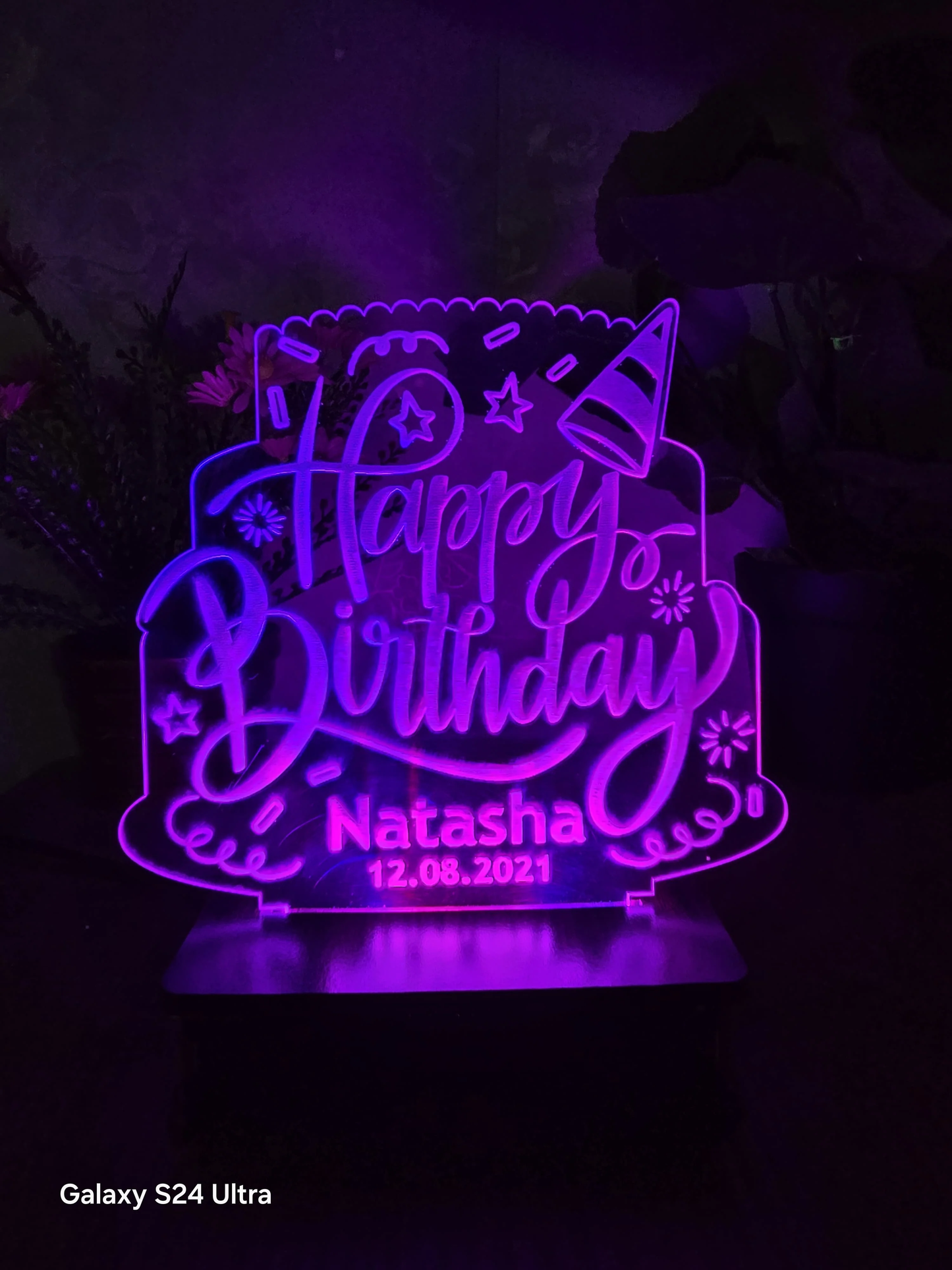 3D Birthday Customised Illusion Lamp