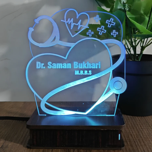 Doctor Customised 3D illusion Lamp