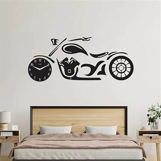 Motorcycle Wall Clock