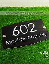 Acrylic Home NamePlate (NP0105)