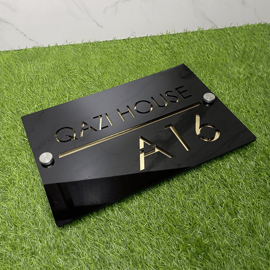 Acrylic Home NamePlate (BAB106)