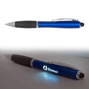 Backlit Name Click Stylus Pen