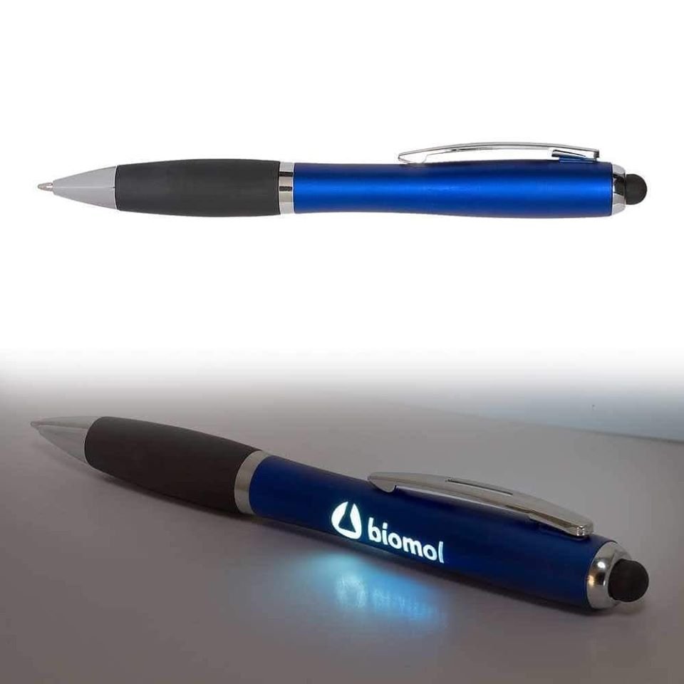 Backlit Name Click Stylus Pen
