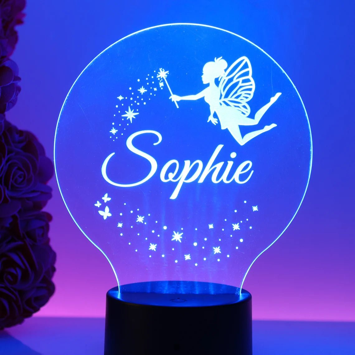Personalised Kids Lamp | Led Night Light Lamp | Custom Baby Gift | Name Sign | Nursery Gift | Children Light | Birthday Gift